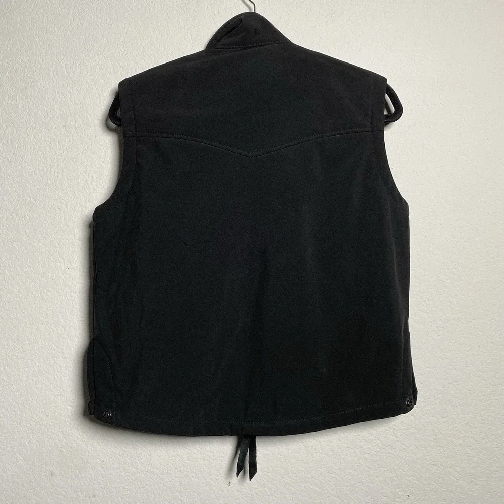 STS Ranchwear The Barrier Cowboy Fit Softshell Vest Black Youth XL 18yrs Western